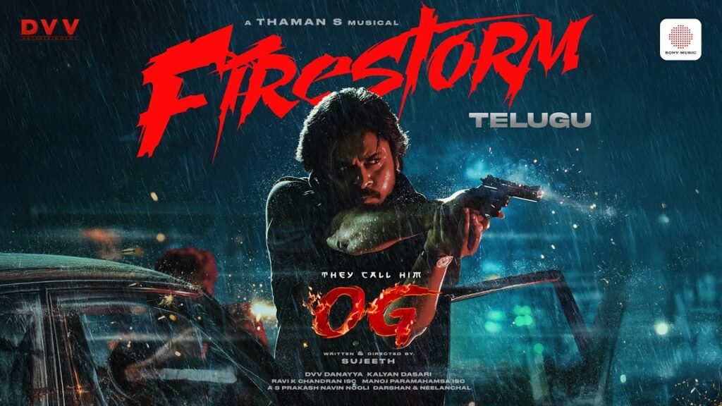 Firestorm Song from They Call Him OG – Energetic Telugu EDM Track by Thaman S